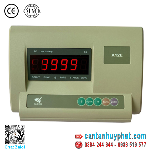 Đầu hiển thị - Đầu cân A12E Yaohua